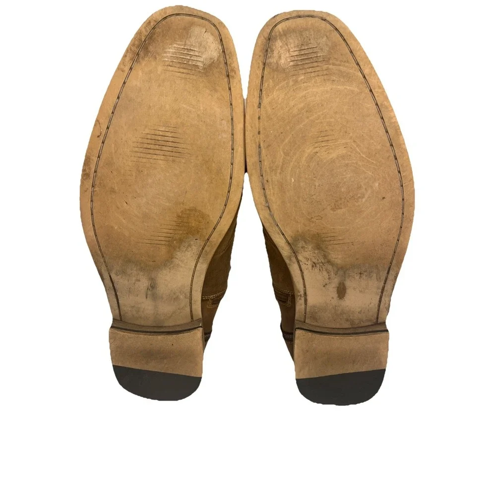 Steve Madden‎ Men's P-Jack Brown Leather Ankle Boots Size 12